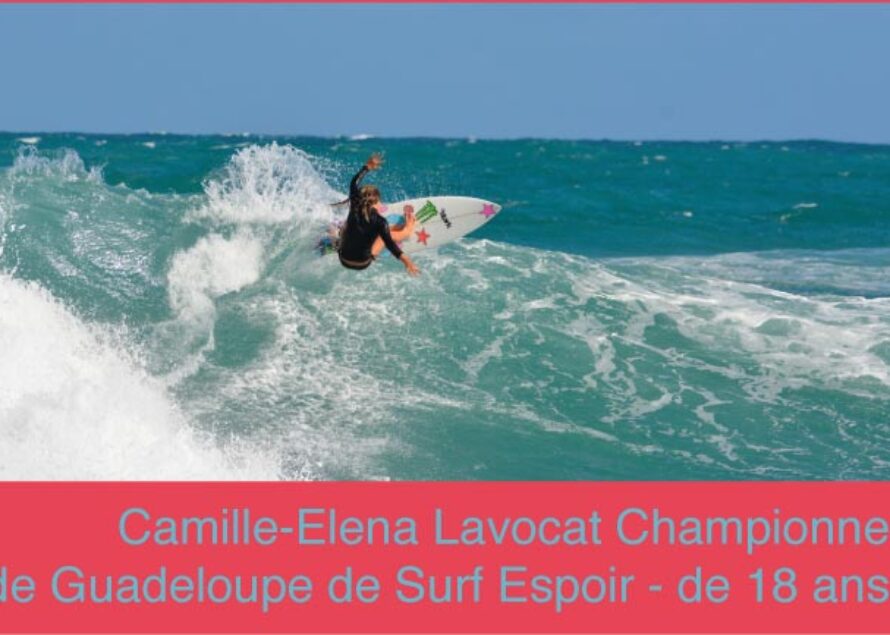 Surf. Championnat de Guadeloupe 2014, un championne de Saint-Martin