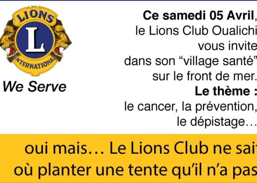 Saint-Martin. Ce samedi, le Lions Club Oualichi aimerait beaucoup pouvoir déployer son “village santé” dédié à la prévention du cancer…