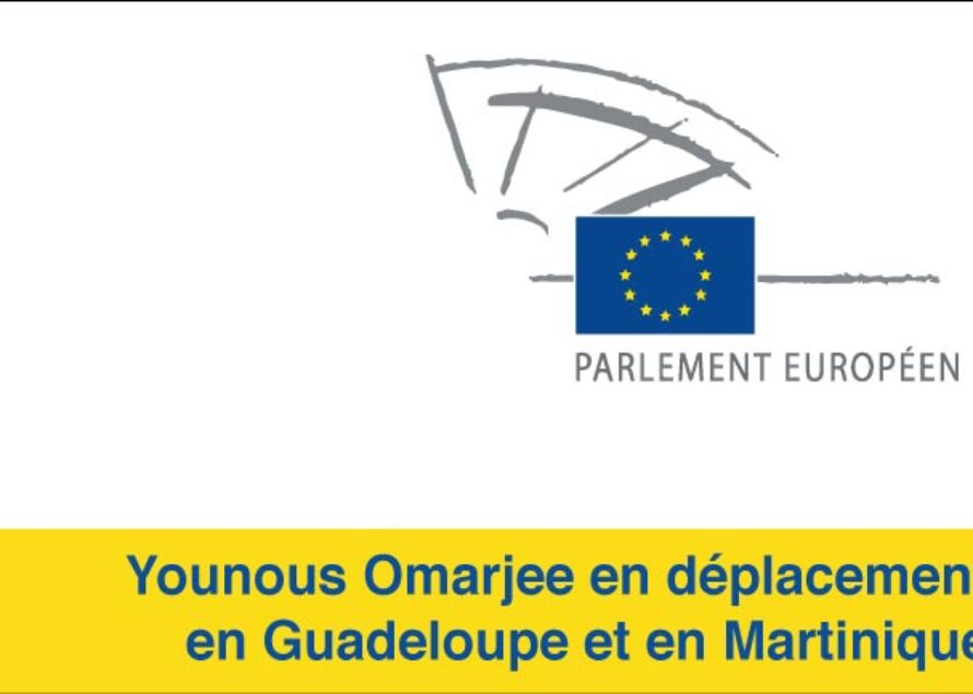 Europe. Le Député européen Younous Omarjee en Martinique et en Guadeloupe du 10 au 13 avril