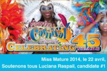 Sint Maarten. Luciana Raspail sera notre candidate pour l’élection de Miss Mature 2014 du carnaval de Sint Maarten