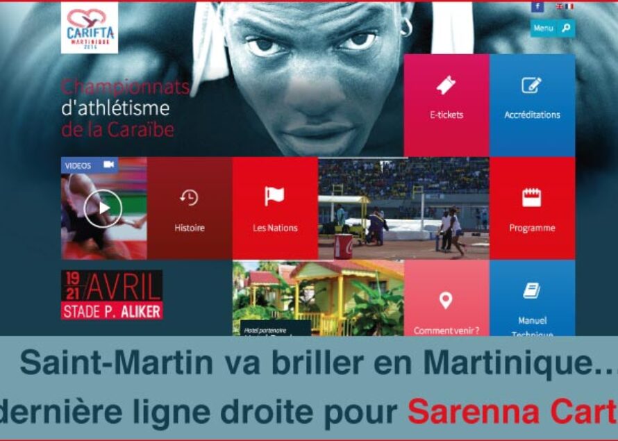 Sport. Plus que quelques heures avant de connaître les performances de Sareena Carti aux Carifta Games – Martinique 2014