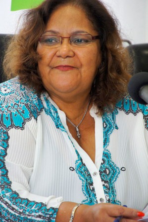 Aline Hanson, Présidente de la Collectivité de Saint-Martin