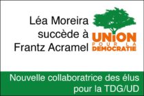 UD/TDG. Une nouvelle collaboratrice pour les élus