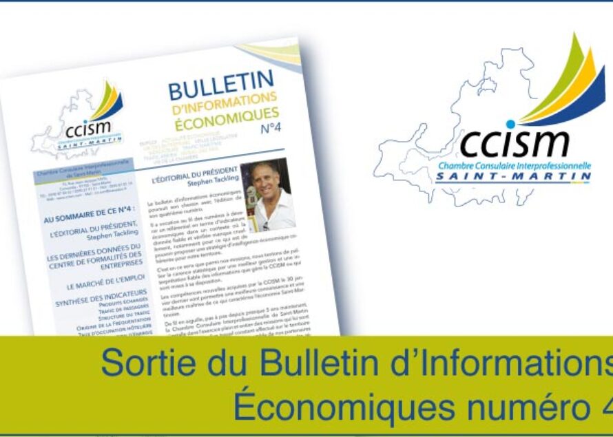 CCISM. Sortie du bulletin d’informations économiques N°4