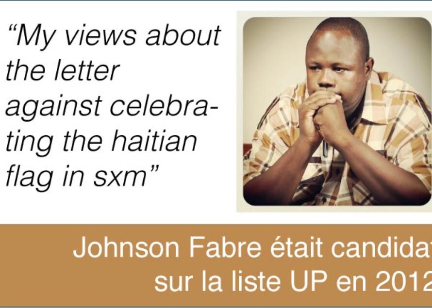 Point of view. My views about the letter against celebrating the haitian flag in sxm