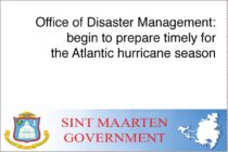 Sint Maarten. Office of Disaster Management calls on nation to prepare for 2014 Atlantic hurricane season; Remember it only takes one