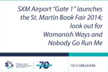 SXM Airport “Gate 1” launches the St. Martin Book Fair 2014