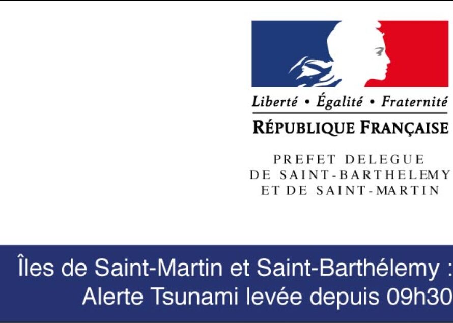 Saint-Martin. L’alerte tsunami est levée depuis 9h30