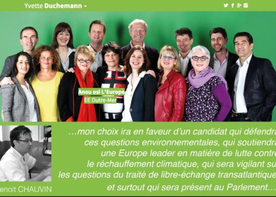Européenne. Pourquoi voter pour Yvette DUCHEMANN, Europe Ecologie Les Verts, le 24 Mai 2014