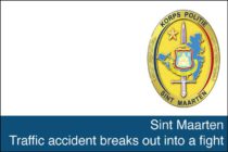 Sint Maarten. Traffic accident breaks out into a fight