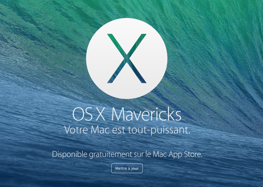 Technologie. Mavericks 10.9.3, dernière mise à jour du Mac OS est disponible