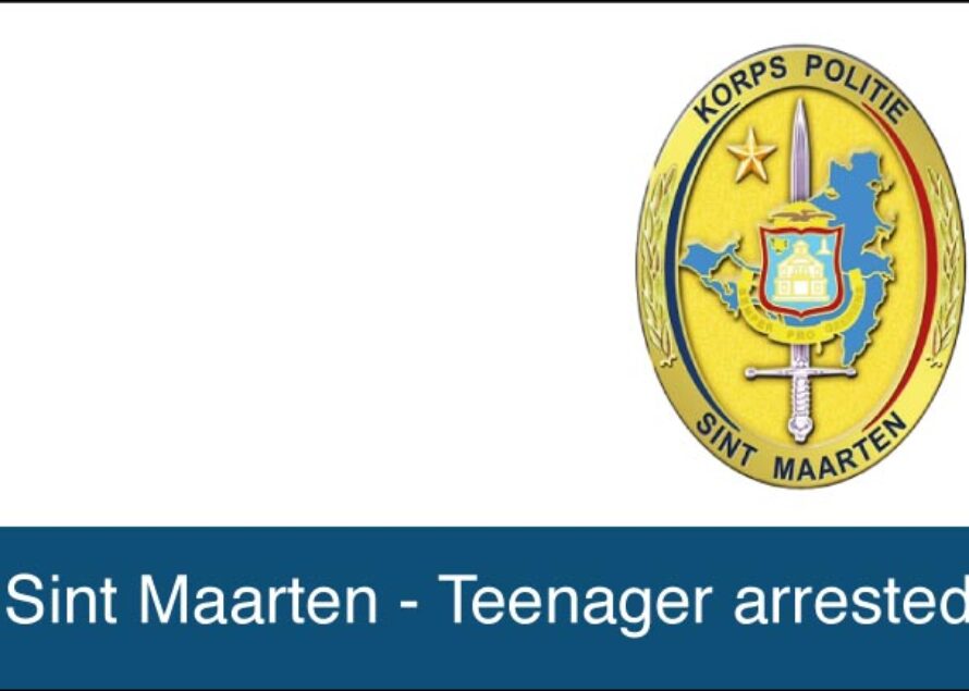 Sint Maarten. Teenager arrested