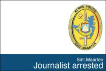 Sint Maarten. Journalist arrested