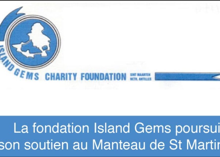 Saint-Martin. Island Gems Charity Foundation fait un don aux Manteaux de St Martin