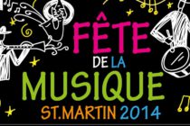 St-Martin. Fête de la musique le Samedi 21 Juin 2014 organisée par la Collectivité et ses partenaires
