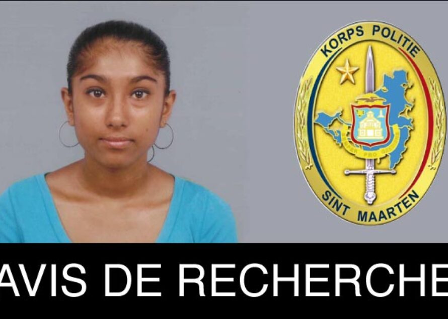 Sint Maarten. Avis de recherche d’une jeune femme de 20 ans disparue depuis le 04 Juillet 2014