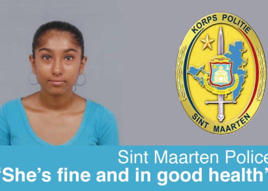 Sint Maarten. Missing girl contacts police
