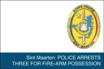 Sint Maarten. Contrôle de routine et arrestation de 3 personnes en possession d’une arme à feu
