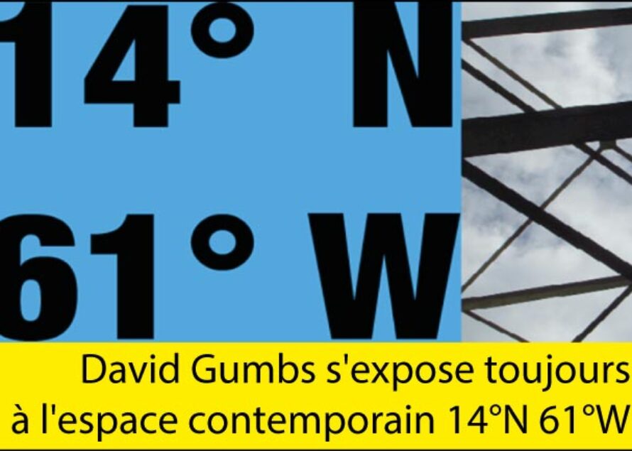 Art. David Gumbs s’expose toujours à l’espace contemporain 14°N 61°W