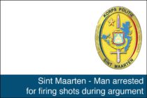 Sint Maarten. Man arrested for firing shots during argument