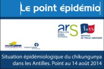 Chikungunya – Le Point épidémiologique dans les Antilles, bulletin du 28 juillet au 10 août
