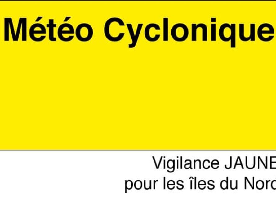 SXMCYCLONE : Martinique en vigilance Cyclonique ORANGE, Guadeloupe ORANGE et iles du Nord en JAUNE