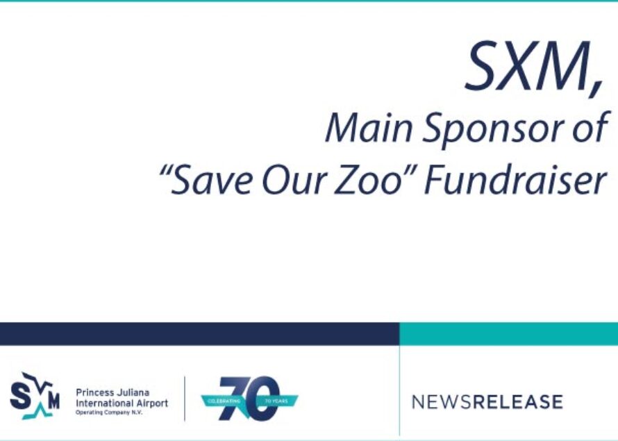 Sint Maarten. SXM, Main Sponsor of “Save Our Zoo” Fundraiser