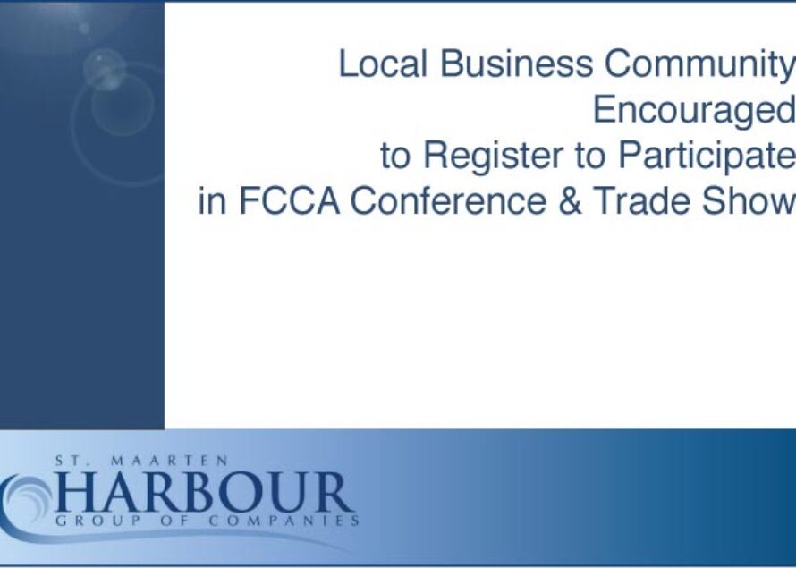 Economy – Local Business Community Encouraged to Register to Participate in FCCA Conference & Trade Show