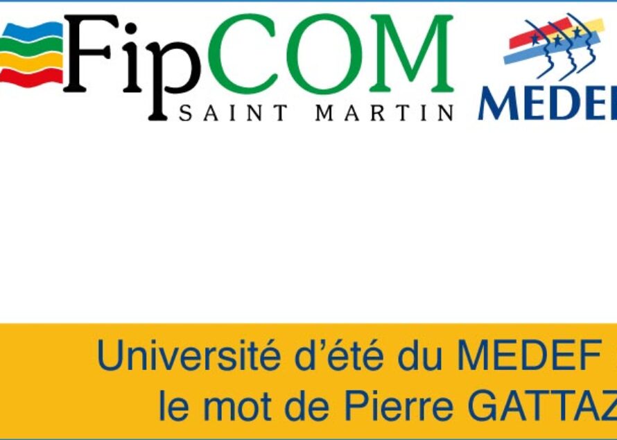 Economie – Université d’été du MEDEF, le mot de Pierre Gattaz