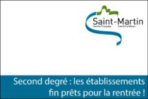 Saint-Martin – Second degré : les établissements fin prêts pour la rentrée !