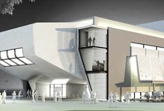 Artist rendition of performing arts center