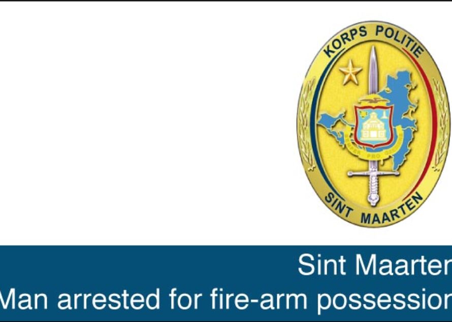 Sint Maarten – Man arrested for fire-arm possession