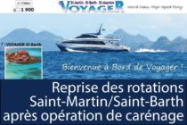 Tourisme – Reprise des rotations du Voyager entre Saint-Barth et Saint-Martin