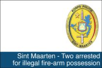 Sint Maarten – Two arrested for illegal fire-arm possession