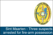 Sint-Maarten – Three suspects arrested for fire-arm possession