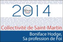Sénatoriales 2014 – La Profession de Foi de Boniface Hodge