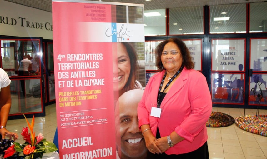 Madame Aline Hanson, Présidente de la Collectivité de Saint-Martin