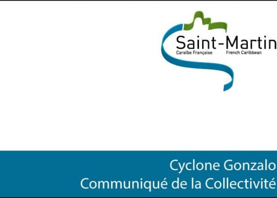 Saint-Martin – Communiqué de la Collectivité relatif au passage du cyclone Gonzalo