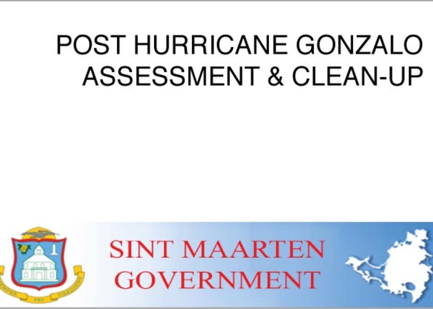 Sint Maarten – POST HURRICANE GONZALO ASSESSMENT & CLEAN-UP