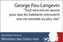 Saint-Martin – La Ministre George Pau-Langevin garanti la solidarité nationale et régionale après le passage du cyclone Gonzalo