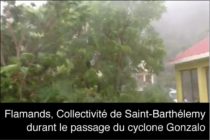 Gonzalo – Vidéo du début de cyclone vécu à Flamands, Saint-Barthélemy