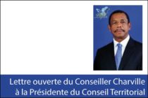 Lettre ouverte du Conseiller Jules Charville à la Présidente du Conseil Territorial de la collectivité de Saint-Martin