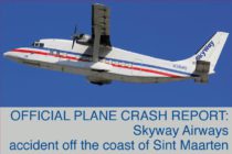 OFFICIAL PLANE CRASH REPORT: Skyway Airways accident off the coast of Sint Maarten