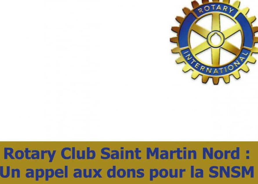 Un appel aux dons pour la SNSM par le Rotary Club Saint Martin Nord