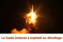 La fusée Antares de la société américaine Orbital Sciences explose au décollage
