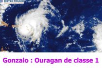 Gonzalo : La tempête tropicale Gonzalo est un Ouragan de classe 1