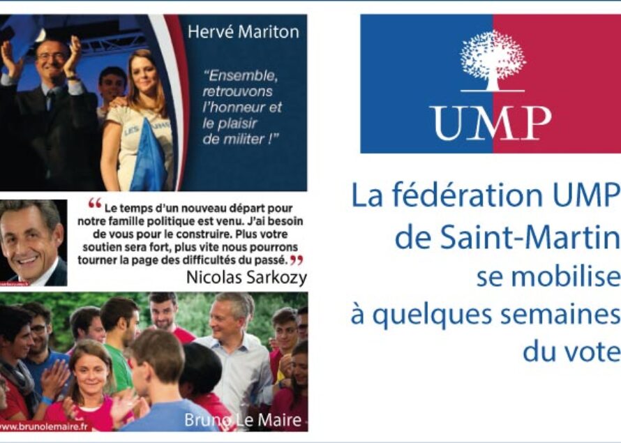 Congrès de l’UMP – La fédération de Saint-Martin se mobilise à quelques semaines du vote