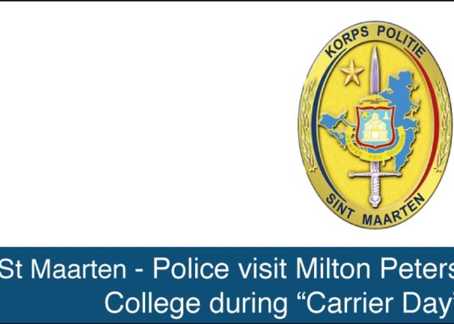 Sint Maarten – Police visit Milton Peters College during Carrier Day