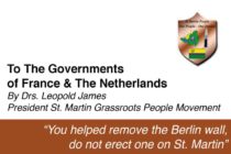 Lettre ouverte aux gouvernements français et néerlandais à l’occasion du St Martin’s Day, par le Drs Leopold James