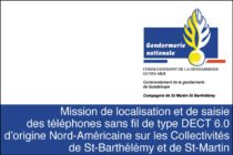 Mission de localisation et de saisie des téléphones sans fil de type DECT 6.0 d’origine Nord-Américaine sur les Collectivités de St-Barthélémy et de St-Martin